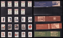 1941 'Accident prevention of the Deutsche Reichspost', Stamps with Booklet Covers, Third Reich, Reichspost Germany Post Official Propaganda, Very Rare (Booklet, MNH)