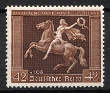 1938 Third Reich, German (Mi. 671 x, Full Set, CV $100)