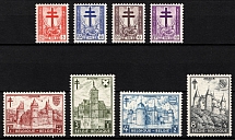 1951 Belgium (Sc. B503 - B510, Full Set, CV $70, MNH)