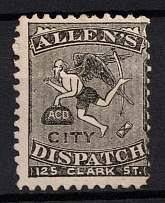 1882 Allen's City Dispatch, Chicago, III, United States, Locals (Sc. 3L2)