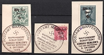 1938 Occupation of Maffersdorf, Sudetenland, Germany (Maffersdorf Postmarks)