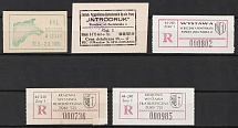 Poland, Stock of Non-Postal Stamps