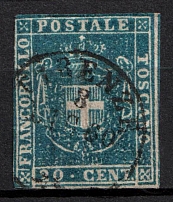 1860 20C Tuscany (Mi. 20 B, Used, CV$210)