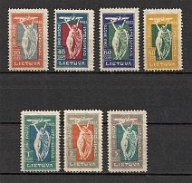 1921 Lithuania Airmail (CV $20, Full Set)