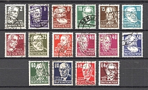 1952-53 German Democratic Republic GDR (CV $585, Full Set, Philatelic Cancelation)