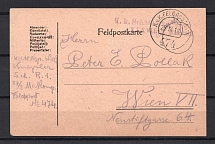 1918 Ukraine Austria Fieldpost Postal Card