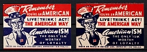 'The American Way', United States, American Propaganda (MNH)