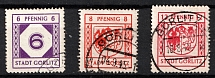 1945 Gorlitz, Germany Local Post (Mi. 10 - 12, Canceled)