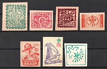 Poland, Scouts, Scouting, Scout Movement, Stock of Cinderellas, Non-Postal Stamps