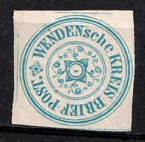 1862 2k Wenden, Livonia, Russian Empire, Russia (Kr. 1, Sc. L1, CV $30)