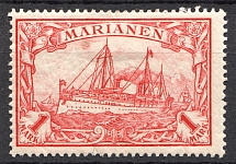 1901 Mariana Islands German Colony 1 Mark
