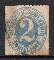 1865-67 2s Schlezwig, German States, Germany (Mi. 16, Used, CV $90)