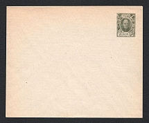1913 3k Twenty-second (Romanov Dynasty) issue Postal Stationery Cover Mint (Zagorsky SC58А, CV $20)