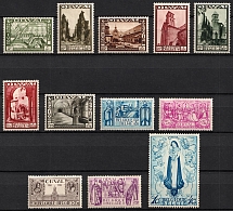 1933 Belgium (Sc. B132 - B143, Full Set, CV $1,180)