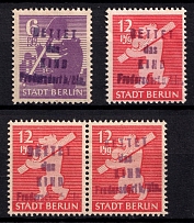 1945 Fredersdorf (Berlin), Germany Local Post (Mi. 69 - 70, Full Set, CV $100, MNH)