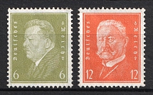 1932 Weimar Republic, Germany (Mi. 465 - 466, Full Set, CV $30, MNH)