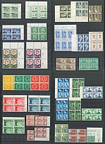 Scouts, Blocks of Four, Scouting, Scout Movement, Collection of Cinderellas, Non-Postal Stamps