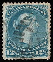 1868 12,5с Dominion of Canada (SG 51, Canceled, CV $200)