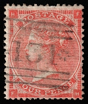 1862 4p Great Britain (SG 79, Canceled, CV $250)