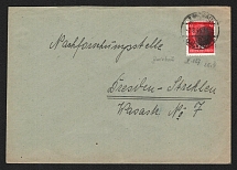 1945 (2 Aug) 12pf Germany Local Post, Cover from Zwickau to Dresden