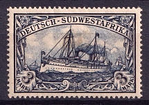 1901 3M South West Africa, German Colonies, Germany (Mi. 22, CV $50)