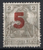 1919 Poland 5 Pf (CV $240, Cancelled)