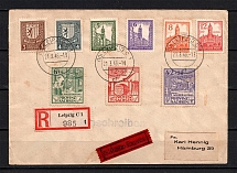 1946 Germany Soviet Russian Occupation Zone Leipzig mixed franking R cover CV 180 EUR