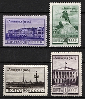 1948 4th Anniversary of the Raising of the Blocade of Leningrad , Soviet Union, USSR, Russia (Full Set)