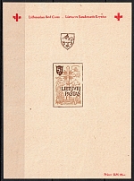 1946 Augsburg, Lithuania, Baltic DP Camp, Displaced Persons Camp, Souvenir Sheet (Wilhelm Bl. 4 B, CV $90)
