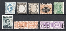 1861-1925 Italy, Group of Stamps (Signed, MH/MNH/Canceled)