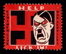 'Lick Hitler!', Canada, Anti-German Propaganda, Label