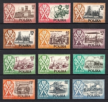 1954-55 Poland (Mi. 889 - 896, Full Set, CV $40, MNH)