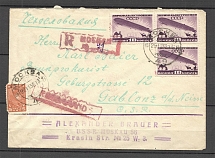 1931 Registered International Mail Moscow-Czechoslovakia