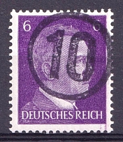 1945 6pf Chemnitz (Saxony), Soviet Russian Zone of Occupation, Germany Local Post (Rare, High CV, Signed, MNH)