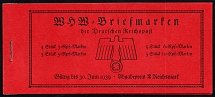 1938 Booklet with stamps of Third Reich, Germany in Excellent Condition (Mi. MH 45, CV $200)