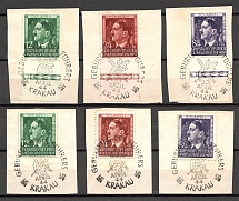 1944 General Government Germany (Special Cancellation Krakow, Full Sets)