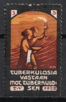 1910 5p Russian Finland, Against Tuberculosis