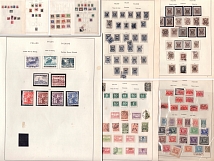 Poland, Collection Postage dues and official stamps with mostly complete sets