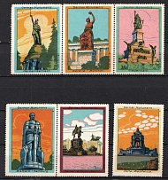 German Monuments, Germany, Stock of Rare Cinderellas, Non-postal Stamps, Labels, Advertising, Charity, Propaganda