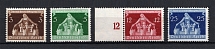 1936 Third Reich, Germany (Full Set, CV $10, MNH/MVLH)