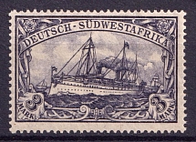 1906-1919 3M South West Africa, German Colonies, Kaiser’s Yacht, Germany (Mi.31)