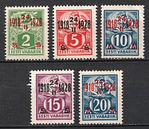 1928 Estonia (Full Set, CV $40, MNH)