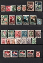 1919-40 Latvia, Collection (Full Sets, 4 Pages, Canceled)