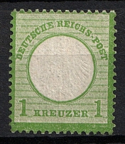 1872 1kr German Empire, Germany (Mi. 7, Signed, CV $310)