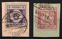 1945 Niesky (Oberlausitz), Germany Local Post (Mi. 1 - 2, Full Set, Canceled, CV $420)