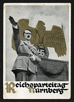 1936 Reich party rally of the NSDAP in Nuremberg, Hitler saluting
