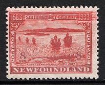 1933 8c Newfoundland, Canada (SG 242a, CV $650, MNH)