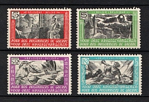 Belgian Flemish Legion, Germany (Unissued Stamps, Mi. XXI - XXIV, Full Set, CV $210, MNH)