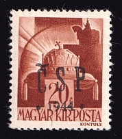 1944 20f Khust, Carpatho-Ukraine CSP (Signed, MNH)