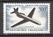 1957 France Airmail (CV $40, Full Set)